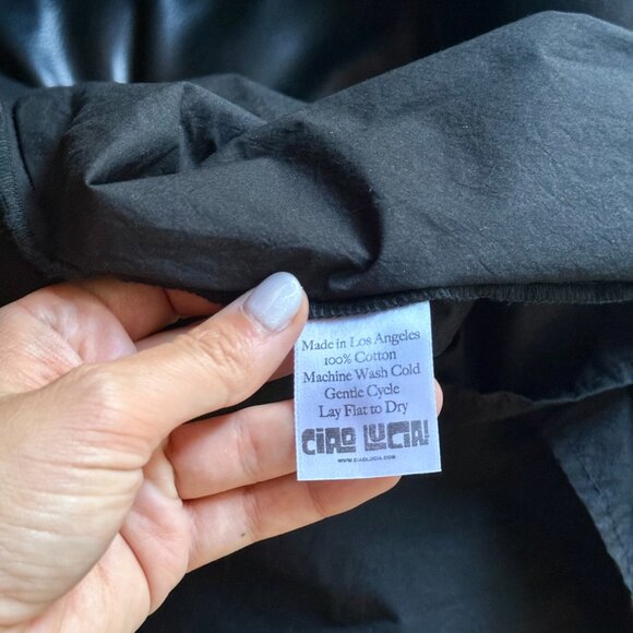 Ciao Lucia, Gabriela Dress, Black, Cotton, Small - Picture 5 of 6